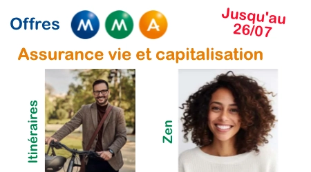 Offre MMA du 2 mai au 26 juillet 2024 : 2 nouveaux supports Assurance-Vie